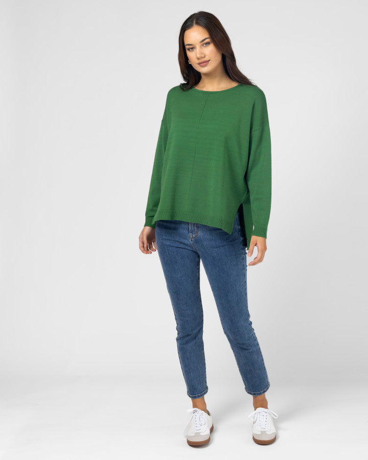 Halle Knit Top - Wheatgrass