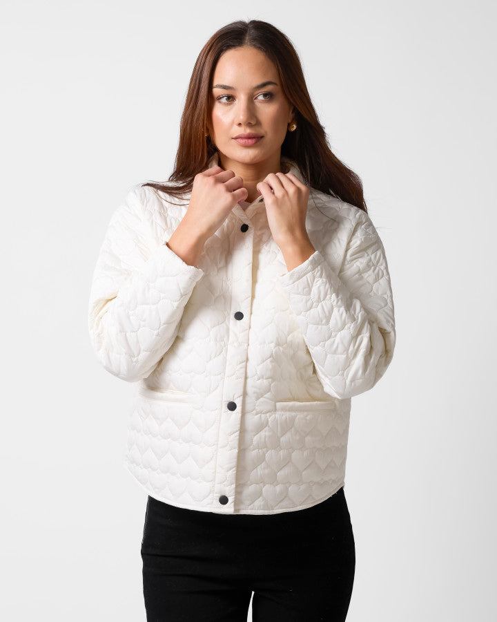 Heartly Jacket - White