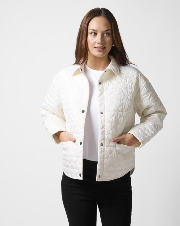 Heartly Jacket - White