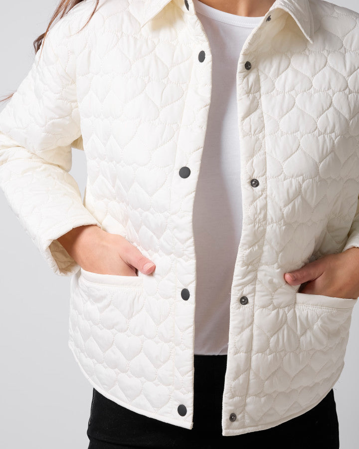 Heartly Jacket - White