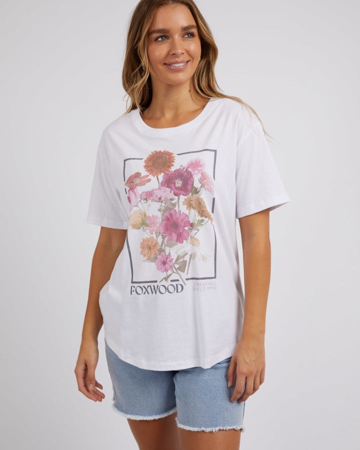 In Bloom Tee - White