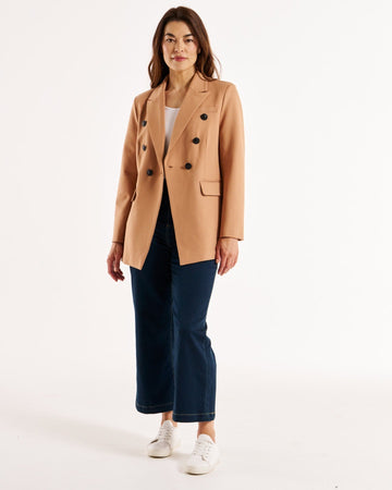 Kaisley Blazer - Tan