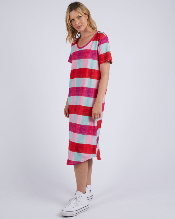 Monaco Check Dress - Multicolour Check