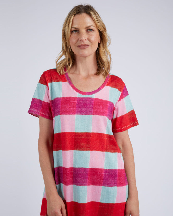 Monaco Check Dress - Multicolour Check