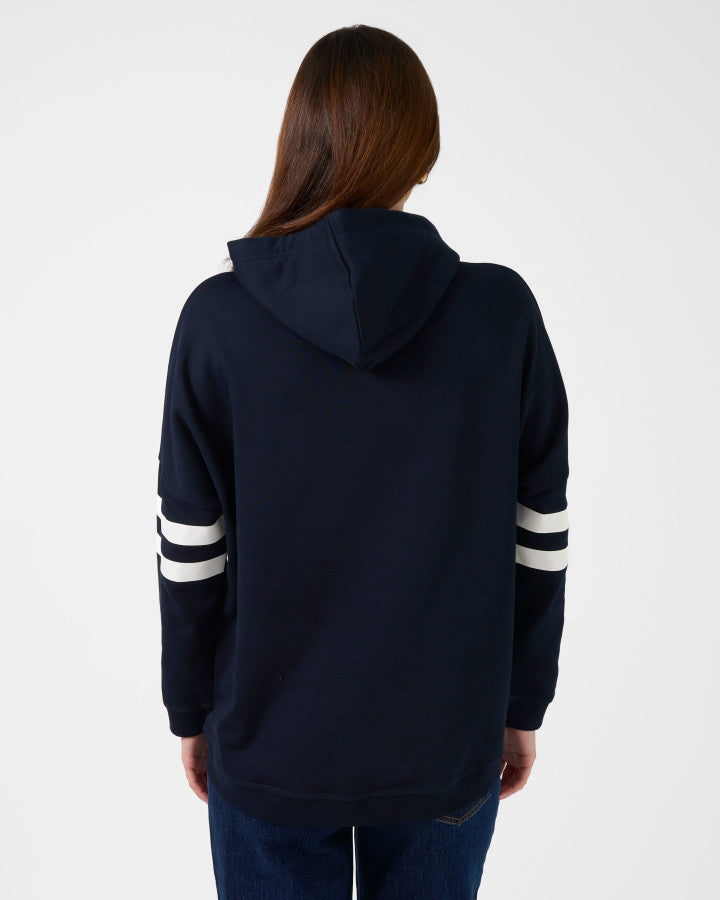 Newport Hoodie - Navy Banner Logo