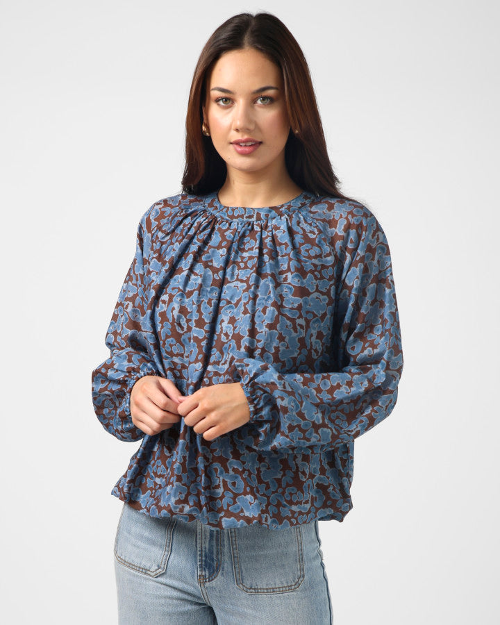 Pippa Blouse - Arctic Cat