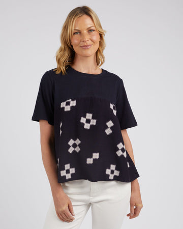 Positano Top - Navy