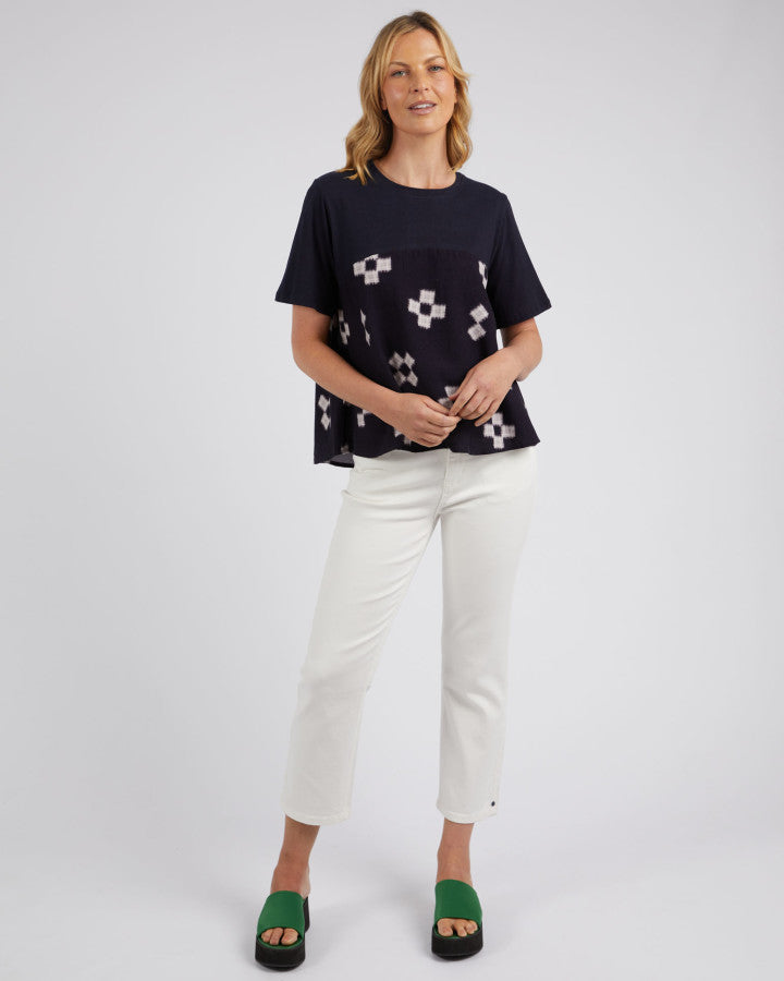 Positano Top - Navy