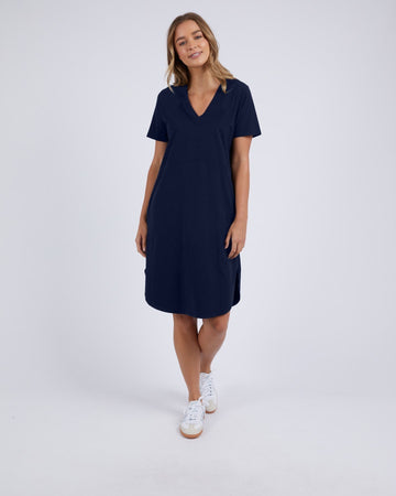 Rhoda Vee Dress - Navy