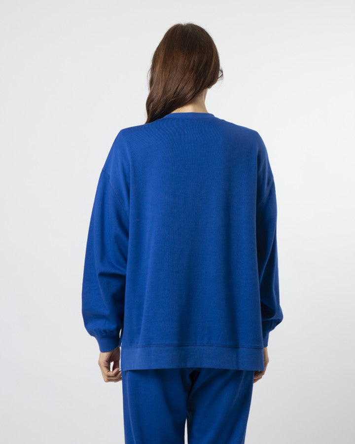 Sunday Sweater - Cobalt Crush