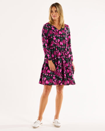 Tenley Tiered Dress - Floral Print