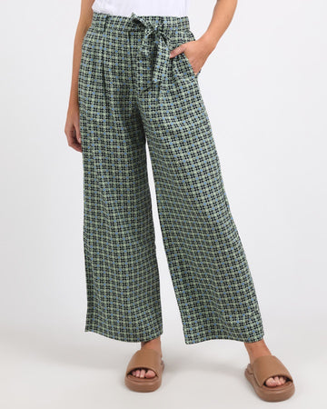 Tile Geo Pant - Green