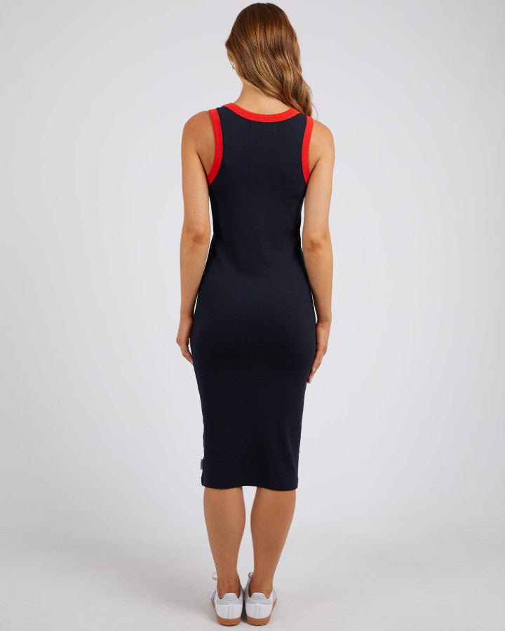 Union Rib Dress - Navy