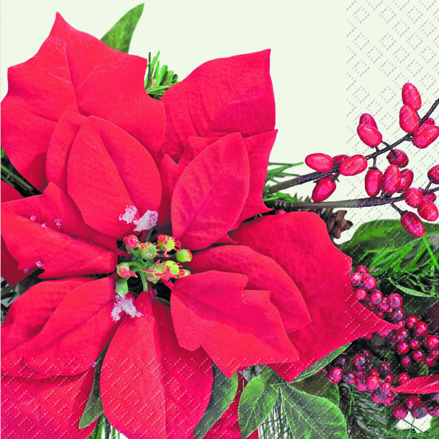 Napkin - Poinsettia