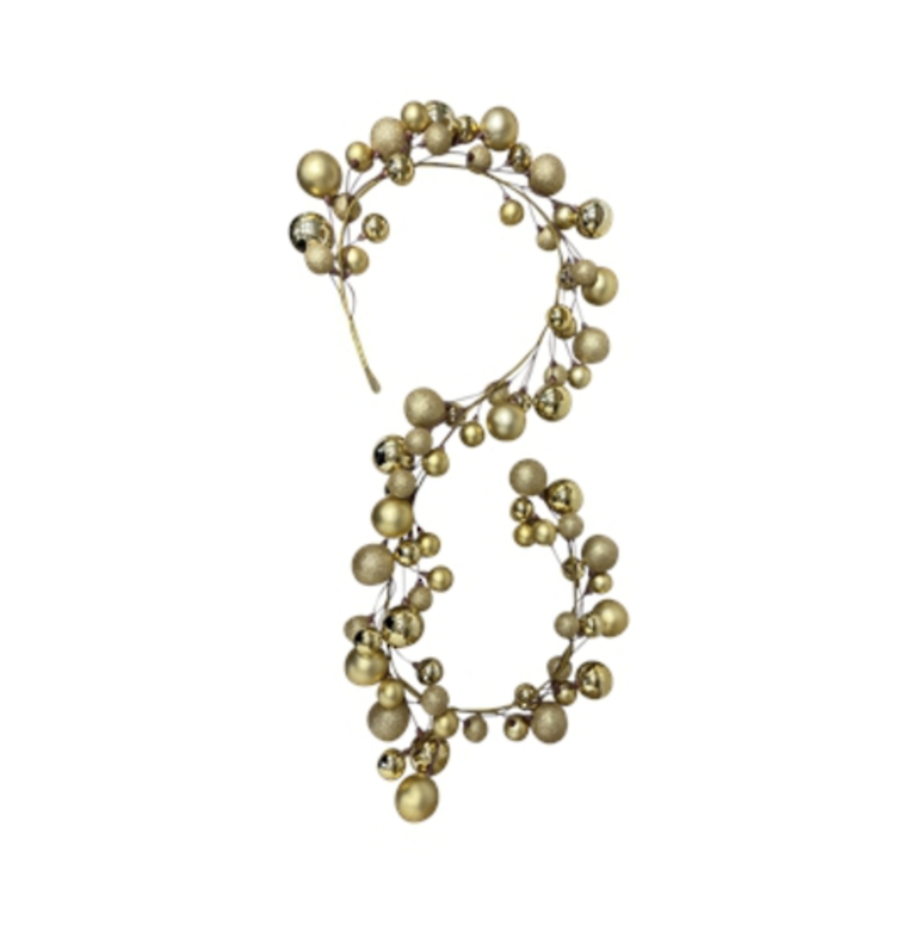 Gold Ball Garland