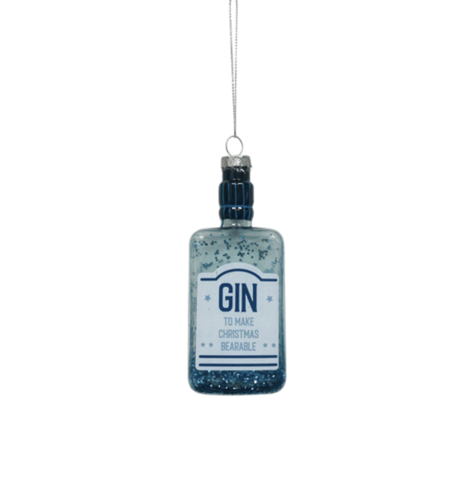 Glass Gin Bottle